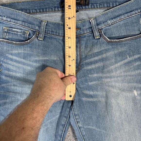 Lucky Brand Legend Jeans Women’s Size 12/31 Sister New Zoe Boot Selvedge Grunge - Picture 6 of 15